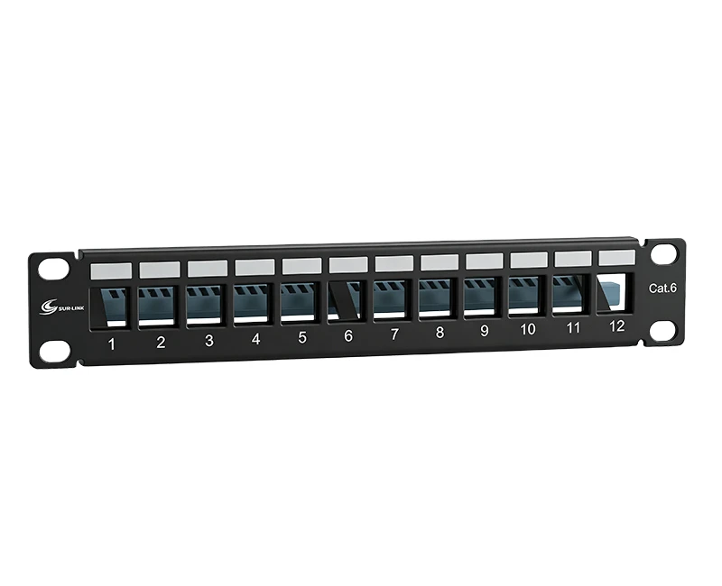 SPP-033201 UTP Boş Mini 12 Bağlantı Noktalı Bağlantı Paneli