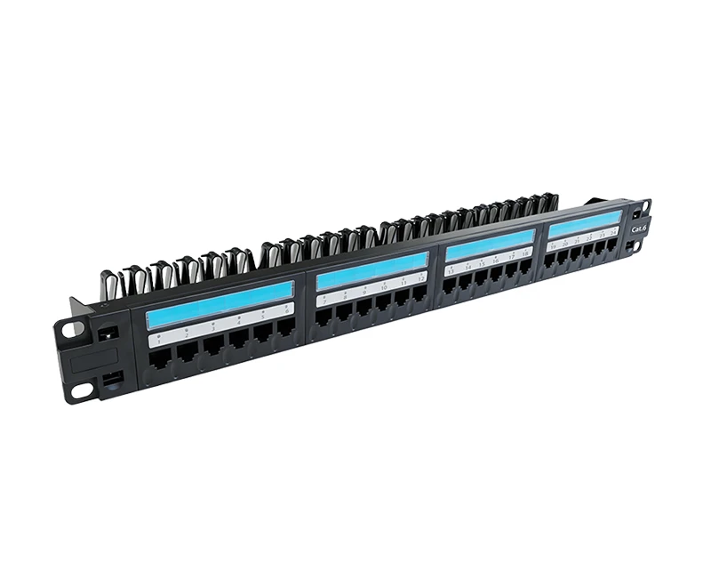 SPP-B66201-1 Cat.5e 24 Bağlantı Noktalı &Ouml;n &Ccedil;ıkarılabilir Bağlantı Paneli Korumasız