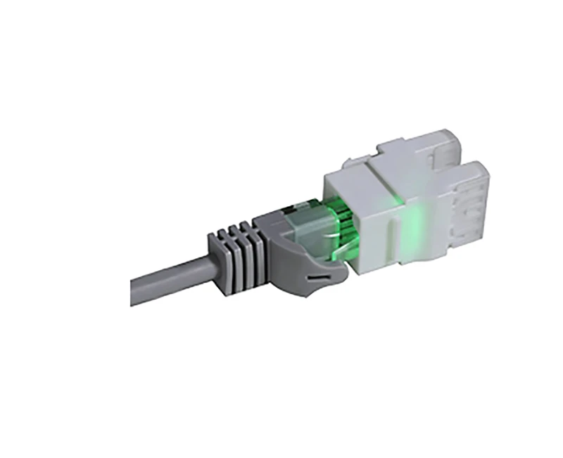 SKJ-F32101-LED-1 Cat.5e RJ45 (8P8C) 180 Derece Korumasız
