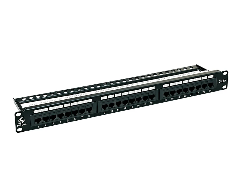 SPP-SC62H1 Cat.6A 24 Bağlantı Noktalı Patch Panel Korumasız
