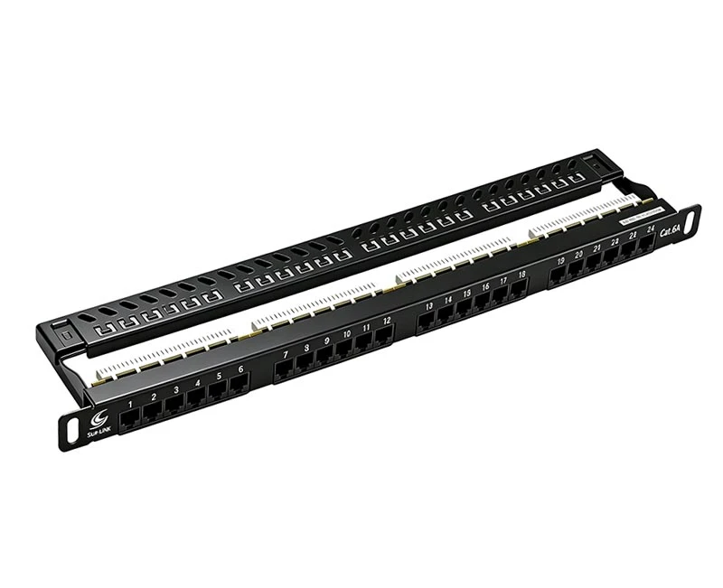 SPP-UC62L1 Cat.6A 24 Bağlantı Noktalı Patch Panel Korumasız