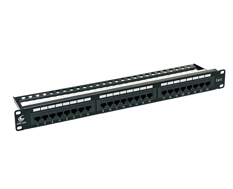 SPP-S962H1 Cat.6 24 Bağlantı Noktalı Patch Panel Korumasız