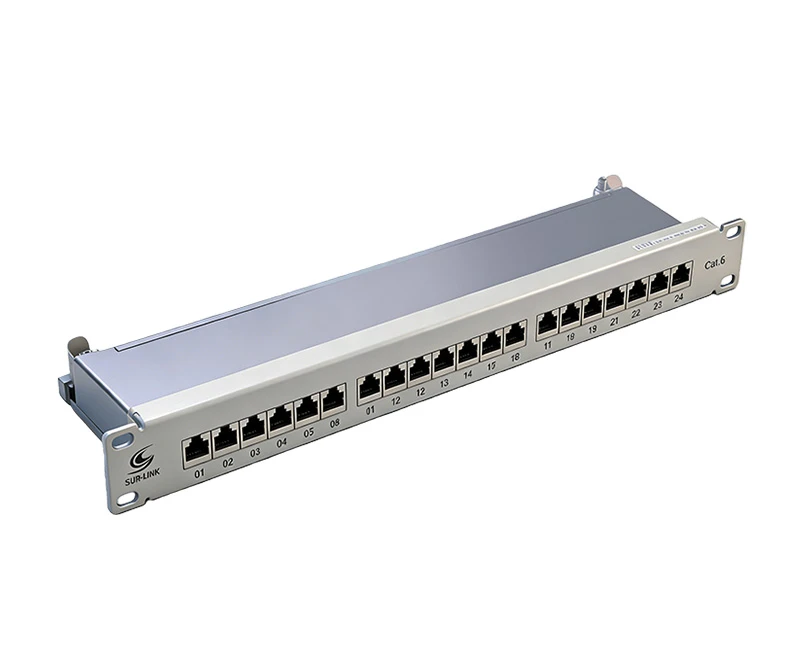 SPP-0A63D1 CAT.6 24 Bağlantı Noktalı Bağlantı Paneli Korumalı