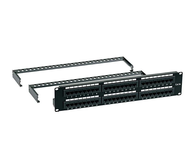 SPP-SC92H1 Cat.5e 2U 48 Bağlantı Noktalı Patch Panel Korumasız