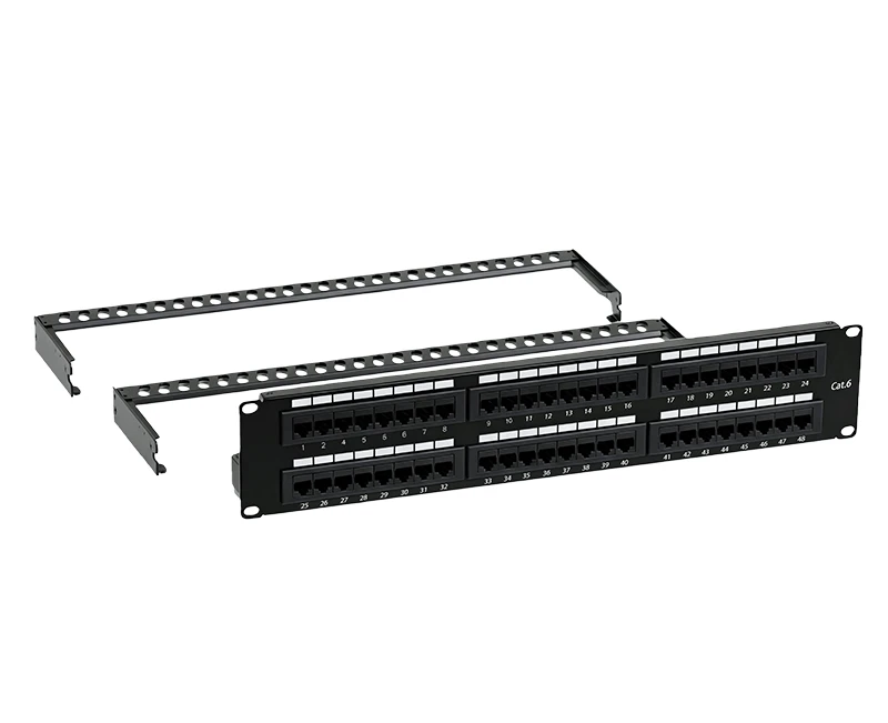 SPP-SC92L1 Cat.6 2U 48 Bağlantı Noktalı Patch Panel Korumasız