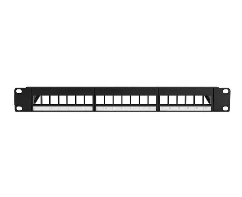 SPP-046201-1 UTP Boş Patch Paneli 24 Port Kablo Y&ouml;neticisi Ile